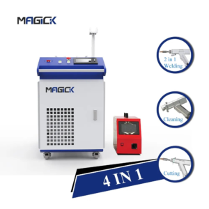Maquina de Solda Laser Fibra 4 em 1 de 1500W